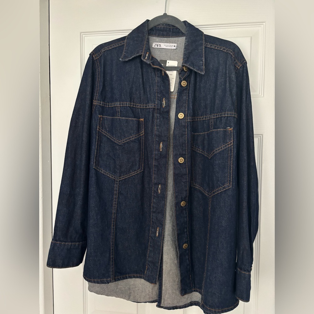 Zara Indigo Denim Jacket